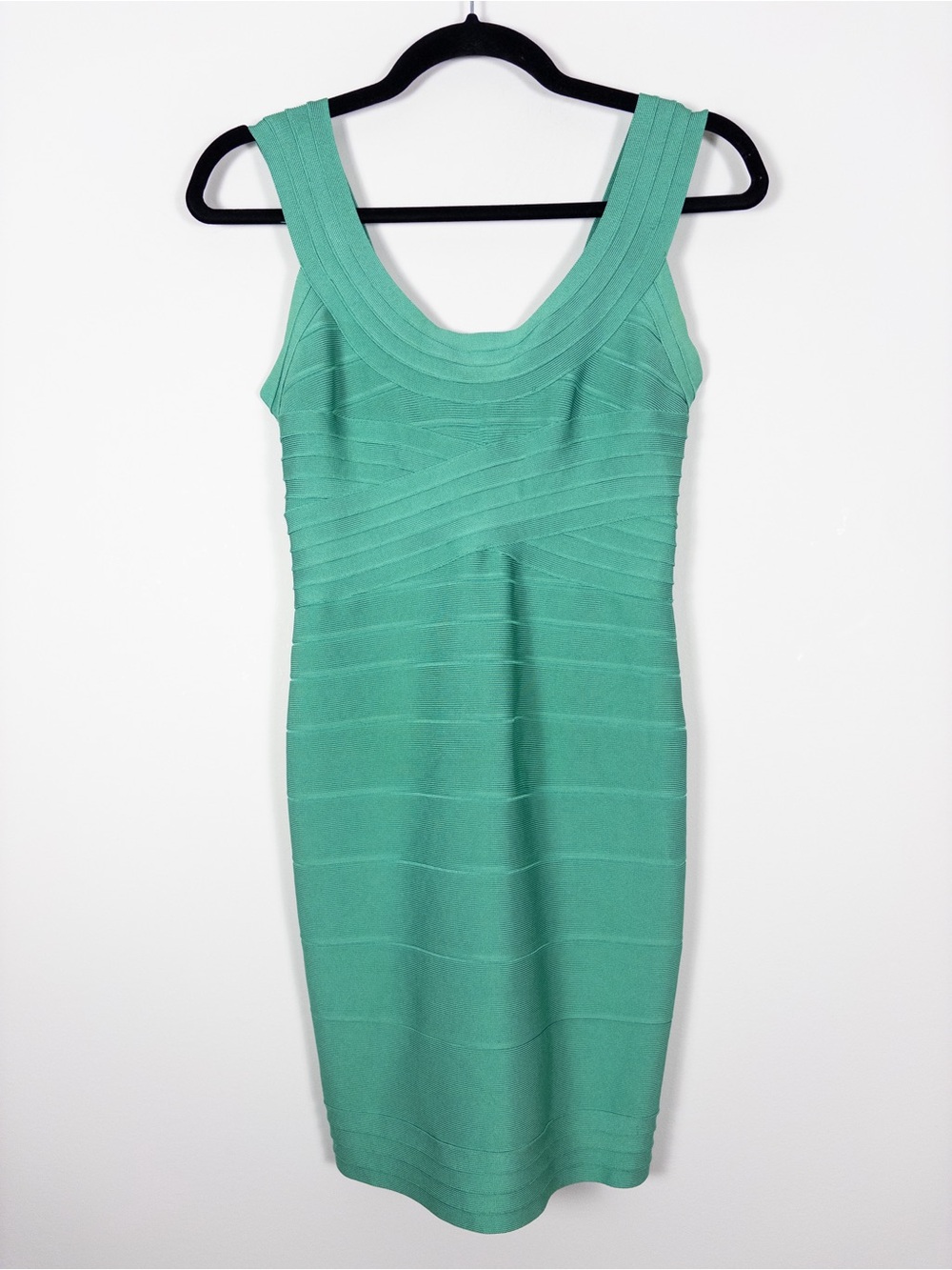 Herve Leger Green Bandage Dress